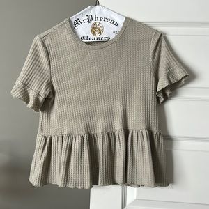 Peplum top